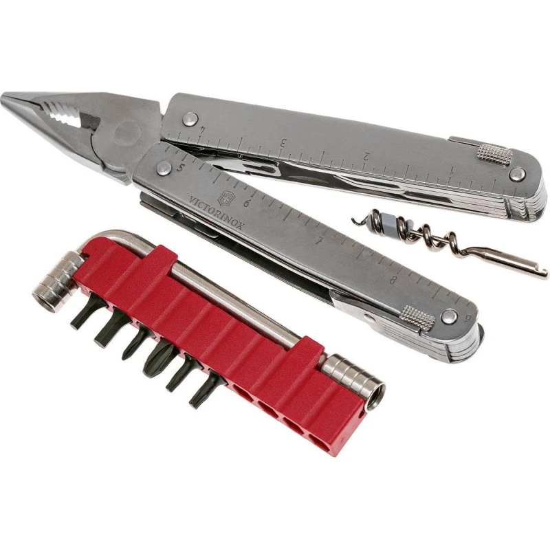 Victorinox SwissTool Plus 38 functies 115 mm met leren etui