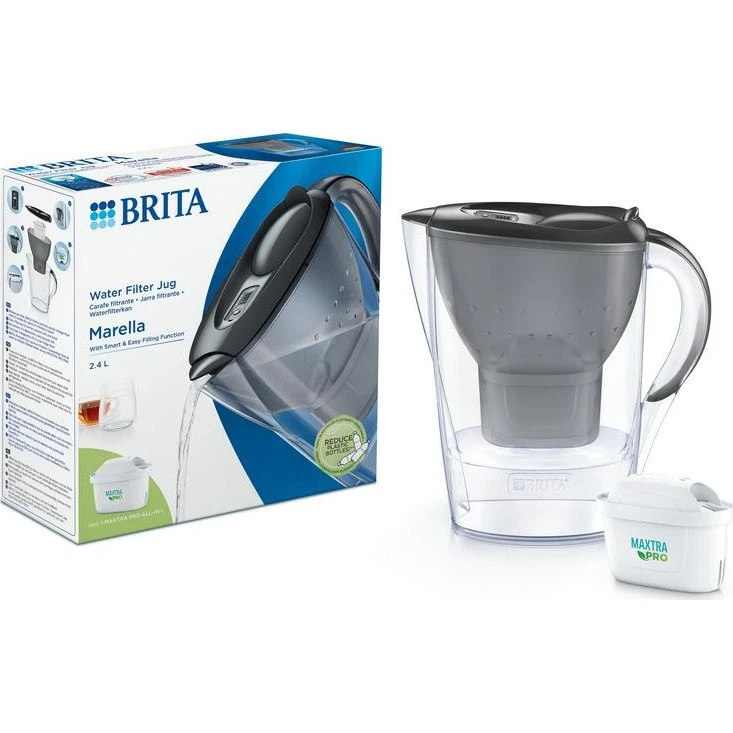 Brita Waterfilterkan Marella Grafiet 2,4L + 1 Maxtra Filter