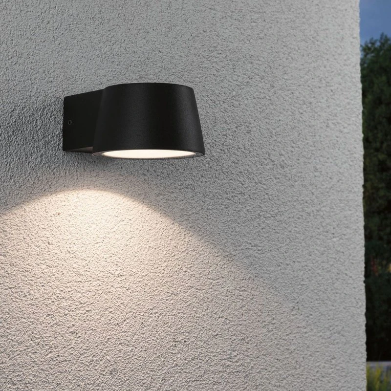 Paulmann Capea Buiten Wandlamp - Antraciet - Aluminium