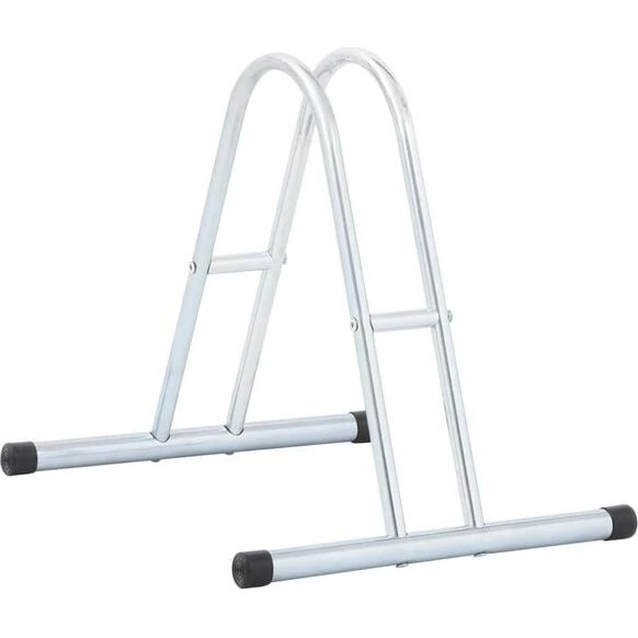 vidaXL Fietsstandaard 1 fiets vrijstaand gegalvaniseerd staal