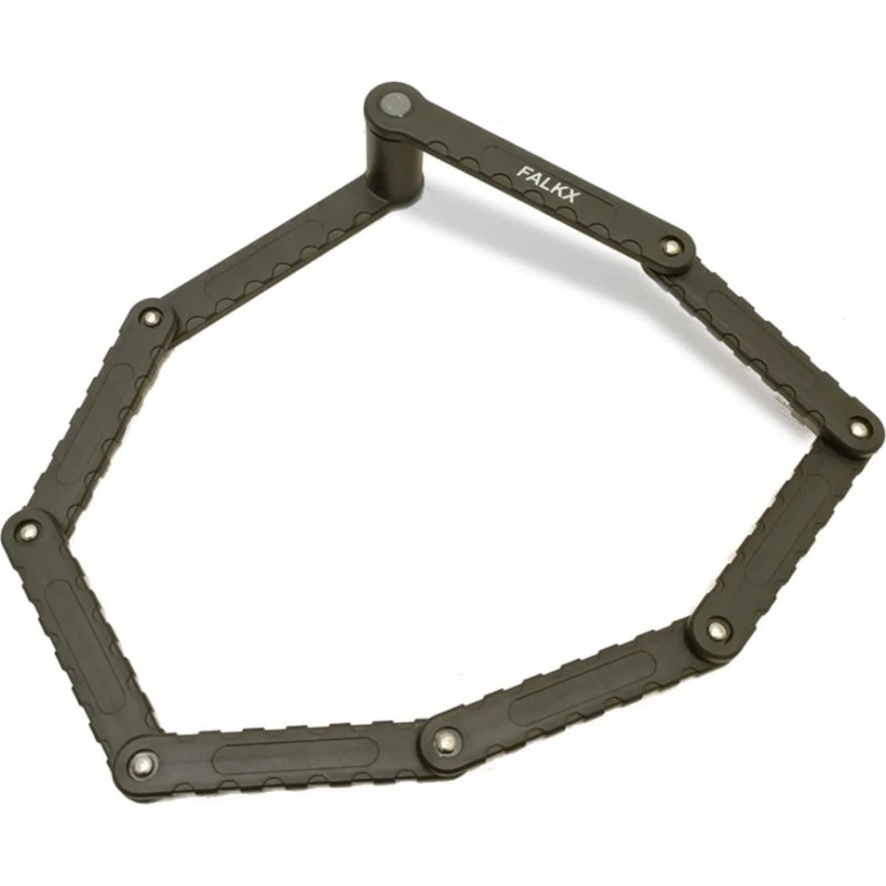 Falkx Vouwslot 95cm Zwart met Framehouder