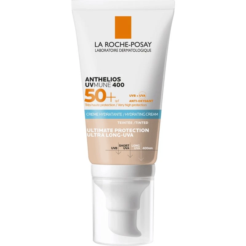 La Roche-Posay Anthelios UVMune 400 Hydraterende Getinte Zonnebescherming SPF50+ 50ml