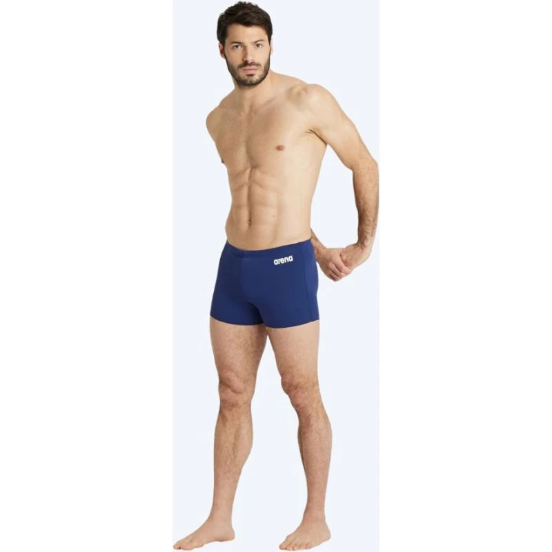 Arena Team Solid heren zwemboxers - Donkerblauw/Wit