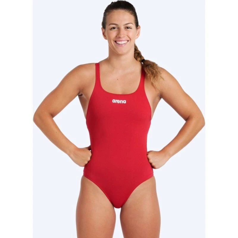 Arena Team Swim Pro Solid Dames Badpak - Rood