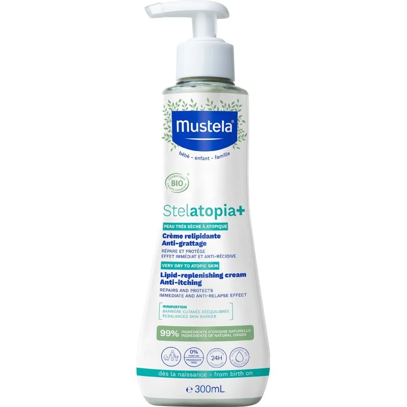 Mustela Stelatopia+ Anti-jeuk Crème 300ml BIO