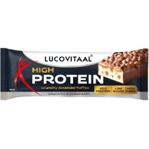 Lucovitaal Protein Crunchy Amandel Toffee Reep