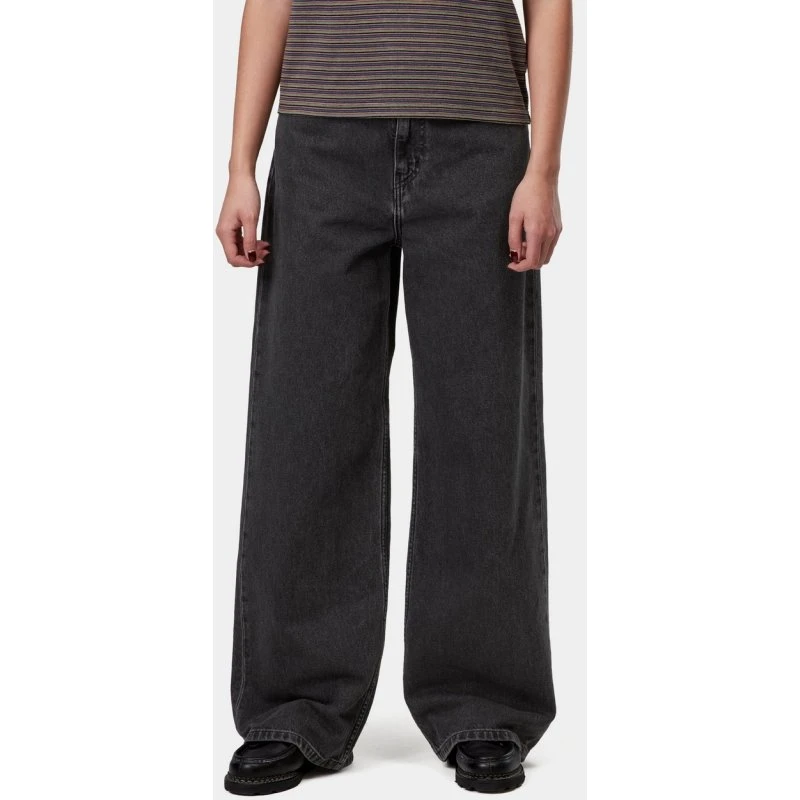 Carhartt WIP W' Jane Denim Pant - Zwart, Heavy Stone Washed