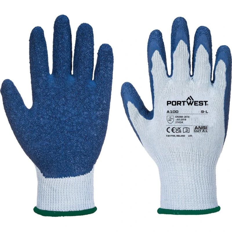 Portwest Grip Glove - Latex Groen, Maat M