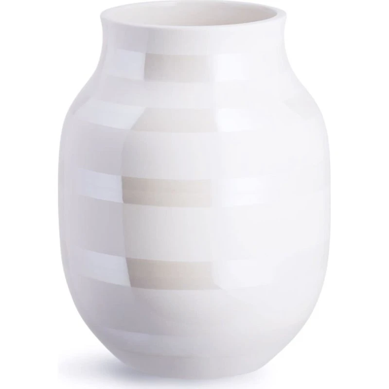 Kähler Omaggio Vase Perlmutt 20 cm