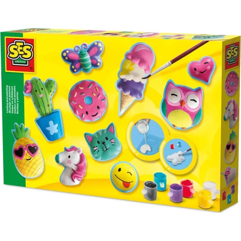 SES Gieten en Schilderen - Vrolijke Figuren