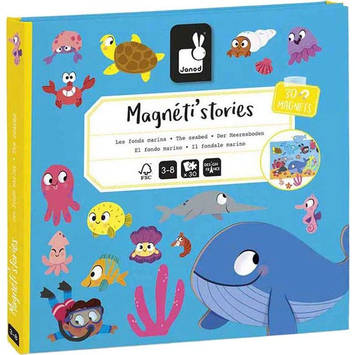 Janod Magneti'Stories Zeebodem Magnetisch Speelbord