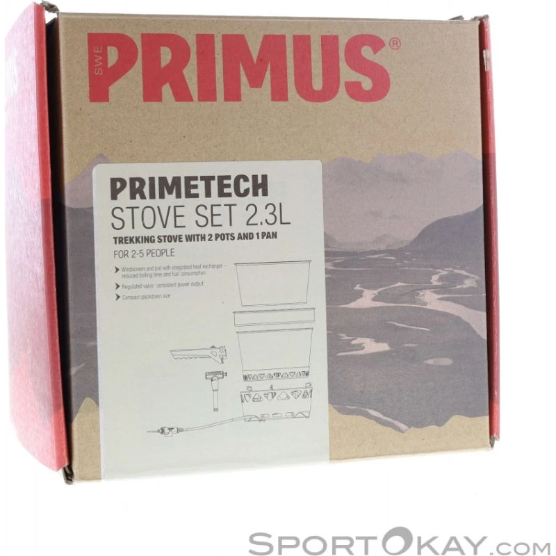 Primus Primetech Stove set 2x 2,3L met koekenpan