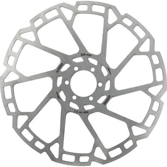 Elvedes Remschijf 6-Gaats O220mm 2,3mm Zilver