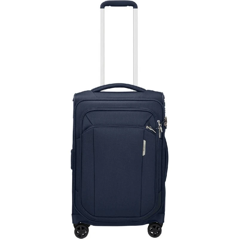 Samsonite Respark 55 cm uitbreidbare cabine trolley donkerblauw