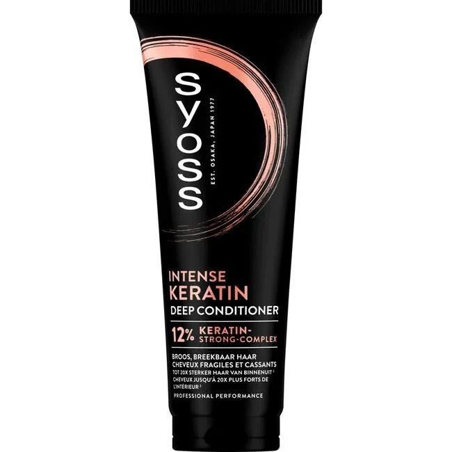 Syoss Intense Keratin Deep Conditioner 12% Keratin Strong Complex 250ml