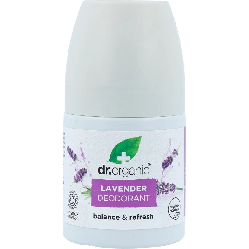 Dr Organic Lavender Deodorant Roll-On 50ml