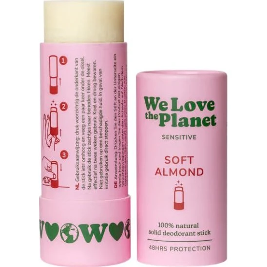 We Love The Planet Soft Almond Deodorant Stick 40 g