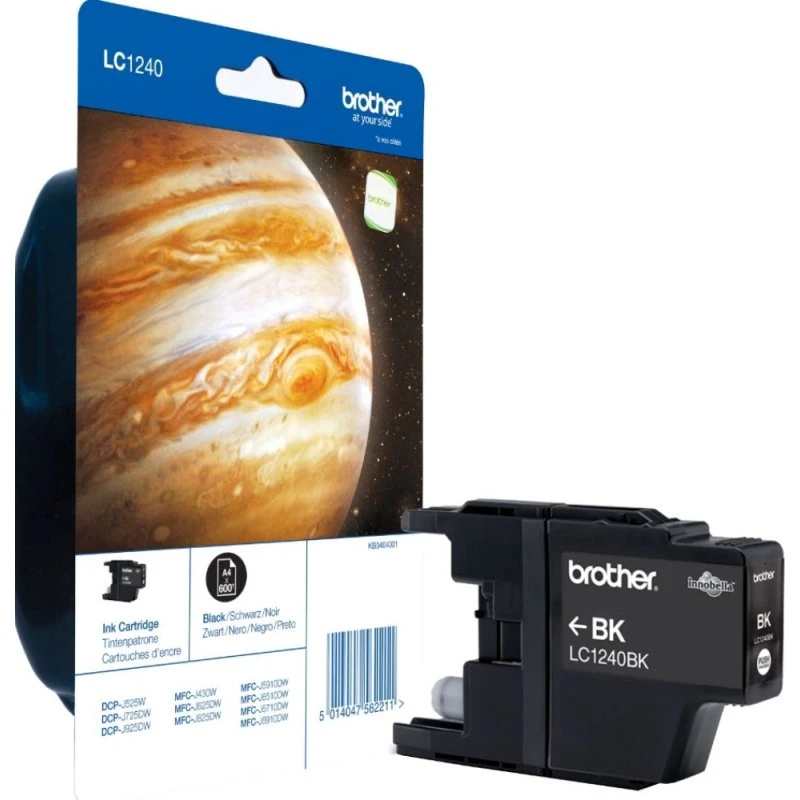 Brother LC-1240BKBP Zwart Inktcartridge (Origineel)
