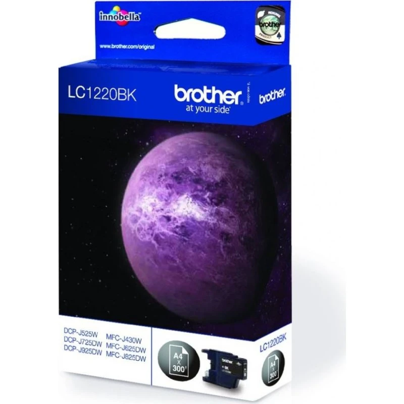 Brother LC1220BKBP Inktcartridge - Zwart - Origineel
