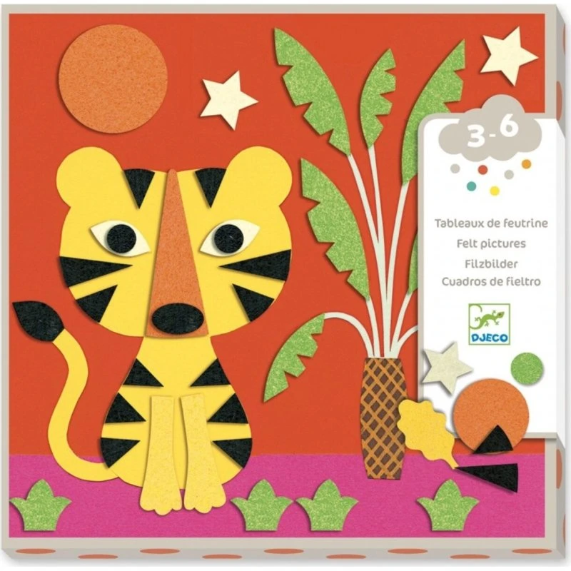 Djeco Knutselset Sweet Nature - Viltstickers