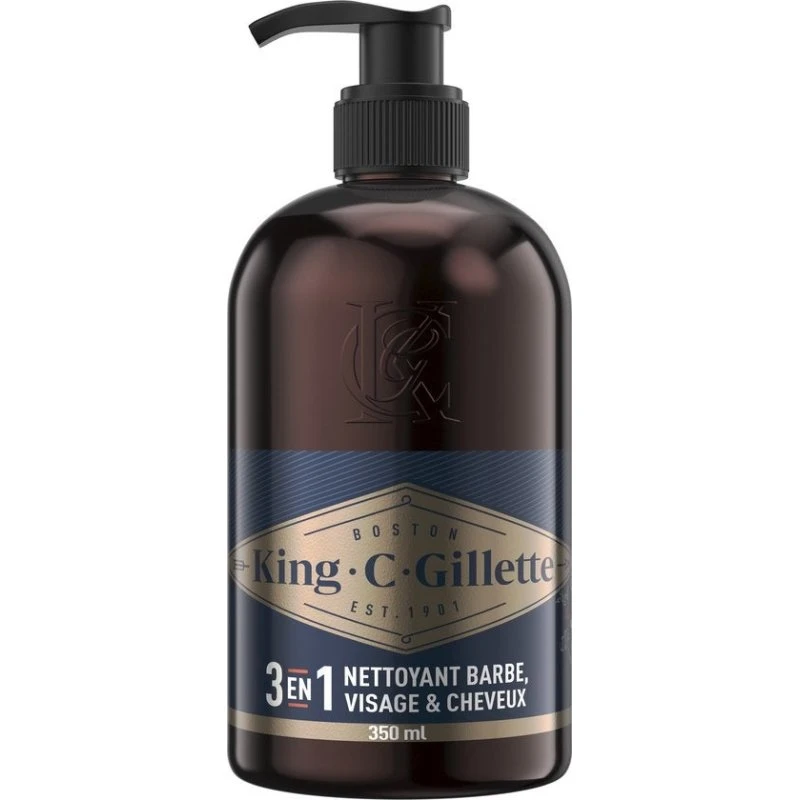 Gillette King C Baard- en Gezichtsreiniger 350 ml