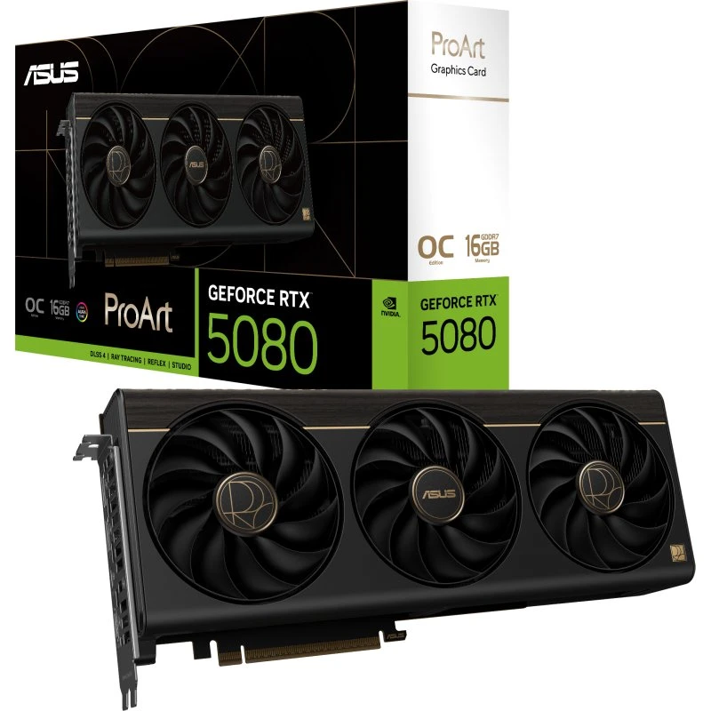 ASUS ProArt GeForce RTX 5080 16GB GDDR7 Videokaart