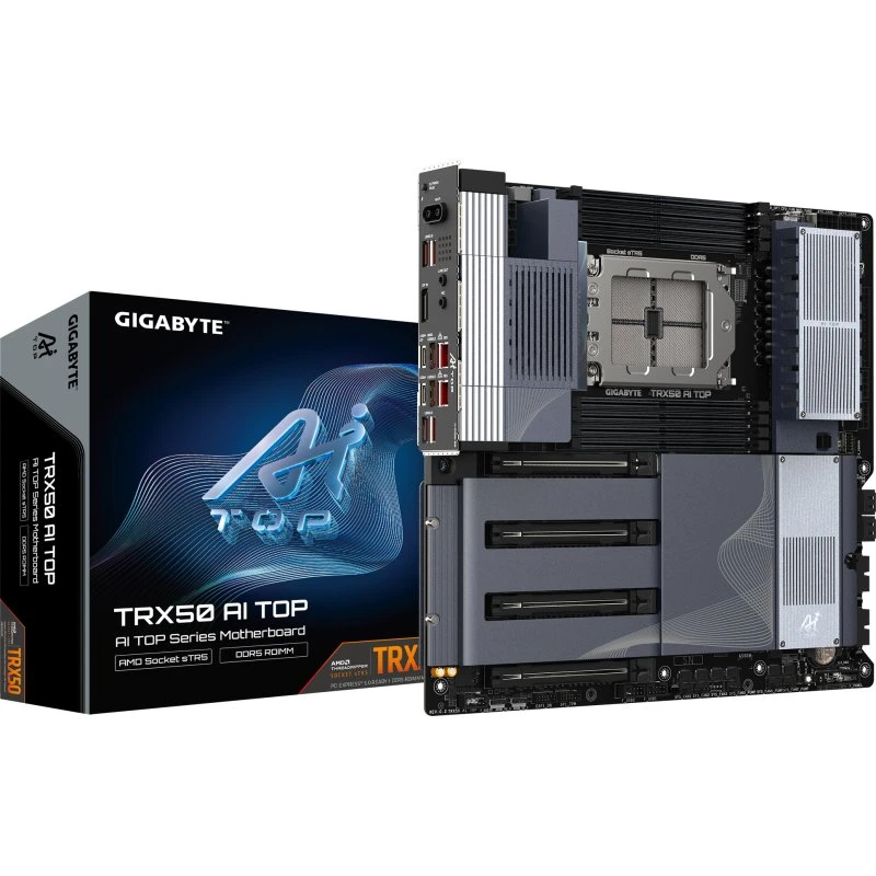 GIGABYTE TRX50 AI TOP-2B AMD TRX50 Socket sTR5 Moederbord