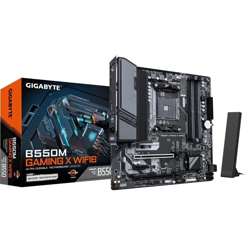 Gigabyte B550M GAMING X WIFI6 AMD B550 Socket AM4 Micro ATX