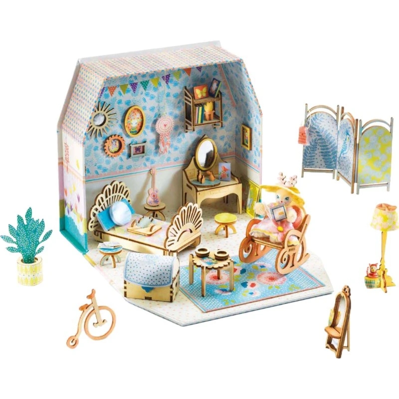 Djeco Mi House Alba knutselset – DIY huisje maken