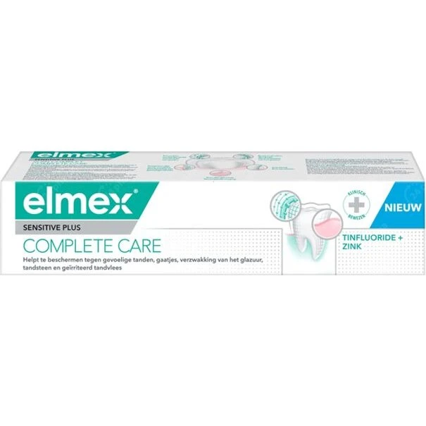 Elmex Sensitive Plus Tandpasta 75ml Volledige Verzorging