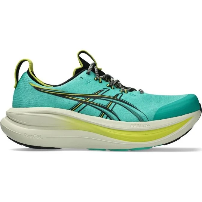 ASICS Gel-Nimbus 28 TR - Groen Aurora Zwart - Maat 45