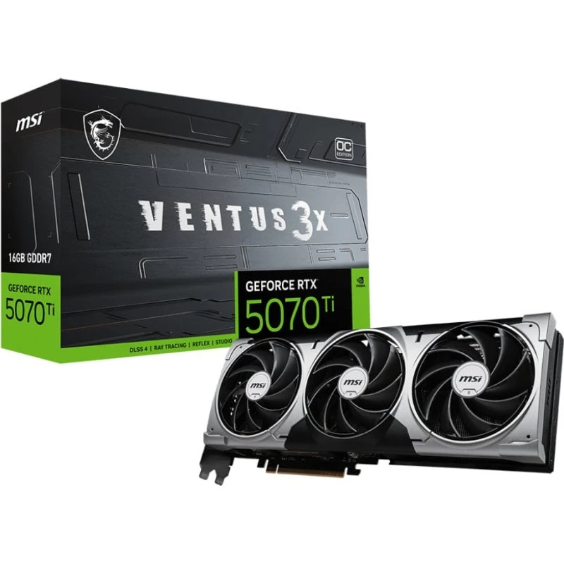 MSI GeForce RTX 5070 Ti 16G VENTUS 3X OC Videokaart