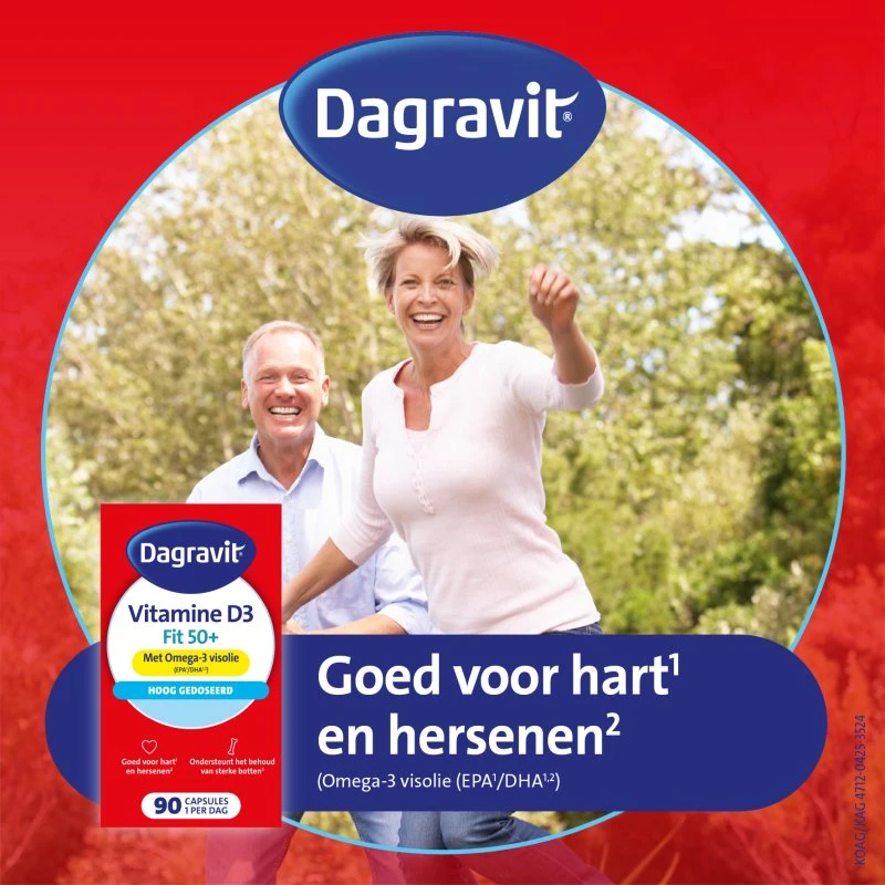 Dagravit Vitaal 50+ Omega-3 & Vitamine D 90 Capsules