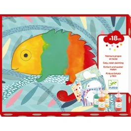 Djeco Collage Vingerverf Dieren - 29,5×23×3 cm