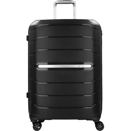 Samsonite Flux Spinner 68/25 Uitbreidbaar Zwarte Reiskoffer