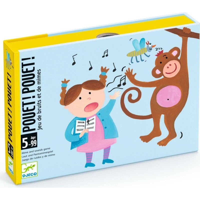 Djeco Toeter Toeter - Kaartspel met 120 gebarenkaarten