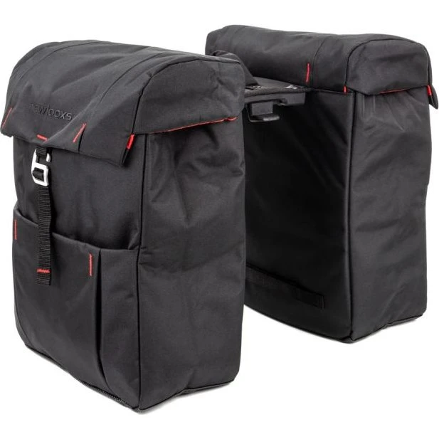 New Looxs Vigo Atran Dubbele Fietstas Zwart 37L