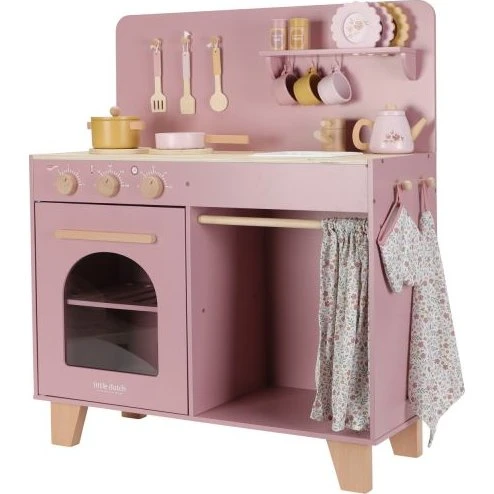 Little Dutch Houten Speelkeuken Roze