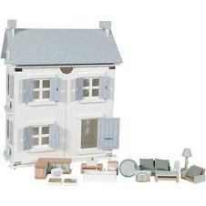 Little Dutch Wit Houten Poppenhuis 25-delig