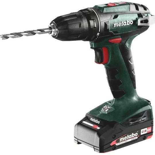 Metabo BS 18 18V Accu Schroefboormachine Set (2x 2.0Ah) met metaBOX