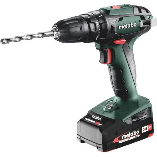 Metabo SB 18 18V Accu Klopboormachine Set met 2x 2,0Ah Accu