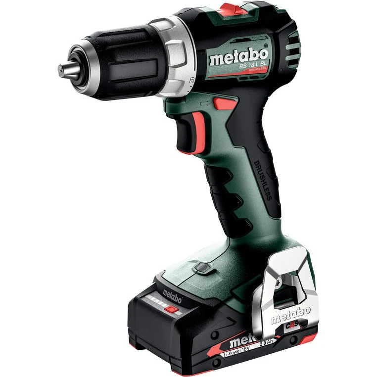 Metabo BS 18 L BL 18V Accu Boormachine (2x 2.0Ah)
