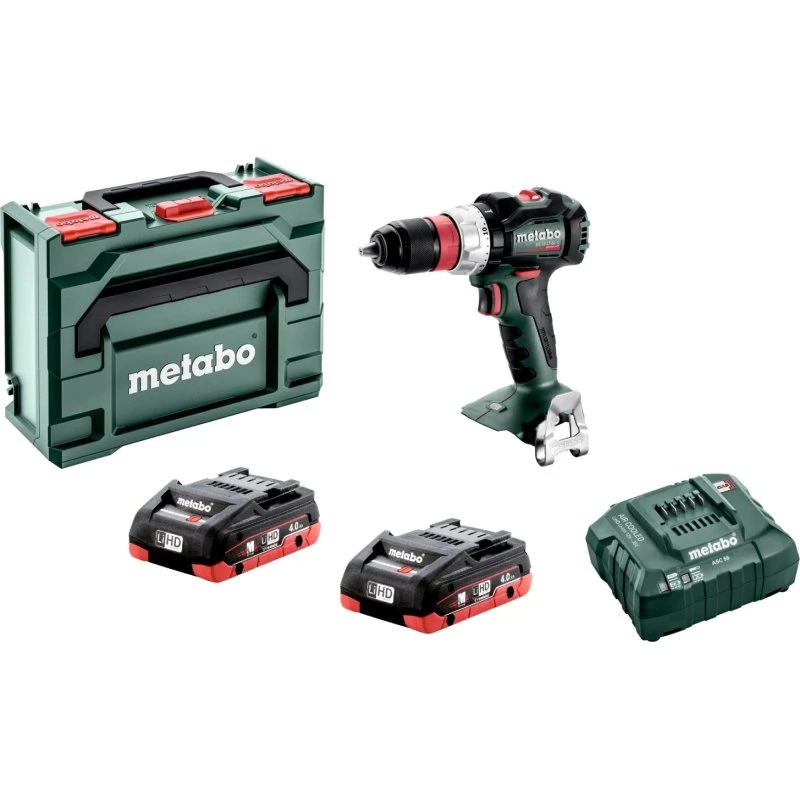Metabo BS 18 LT BL Q 18V 2x4Ah LiHD accu boor-/schroefmachine set