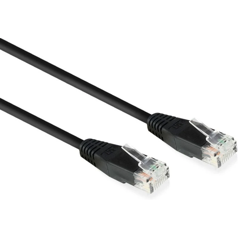 ACT Zwart 15m U/UTP CAT6 Patchkabel met RJ45