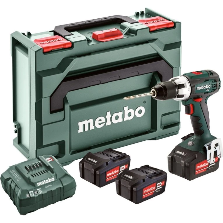 Metabo BS 18 LT Set 18V 3x 4,0 Ah Li-Ion + MetaBox