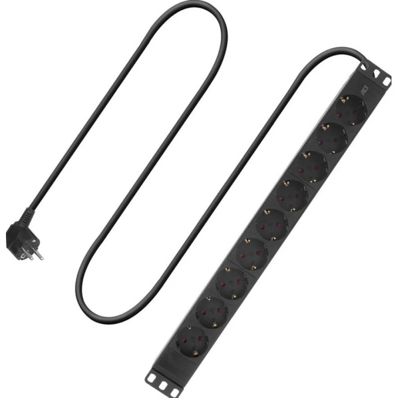 ACT Stekkerdoos PDU 19 inch 9-voudig type E (PD3023)