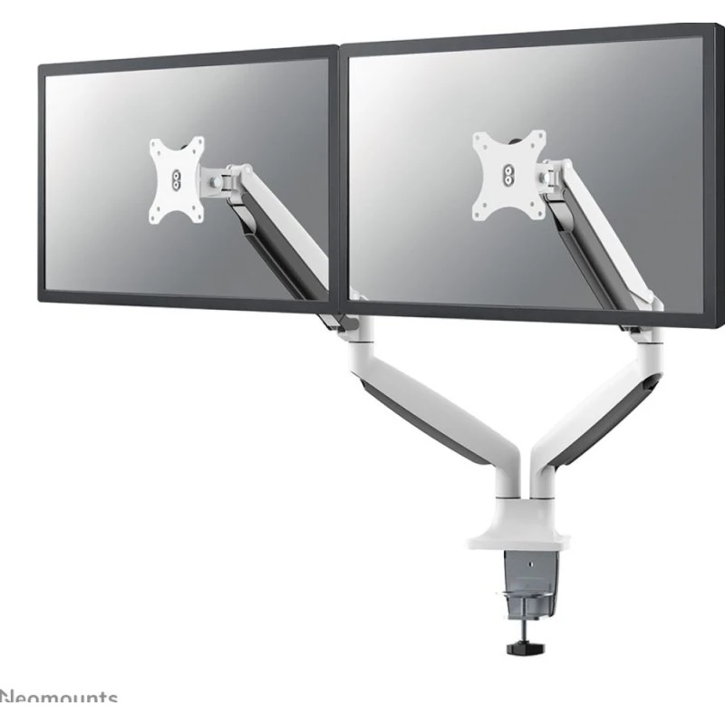 Neomounts NM-D750DWHITE Monitorarm voor 2 schermen - Wit