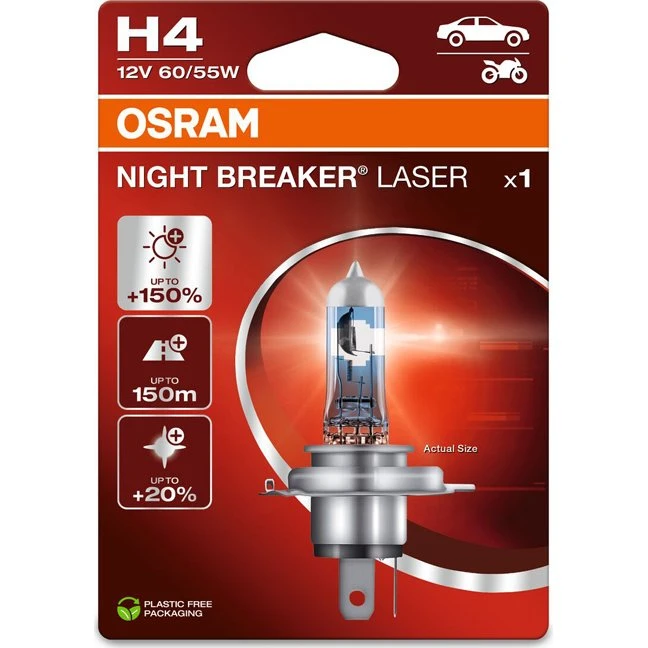 Osram Night Breaker Laser H4 12V/60-55W