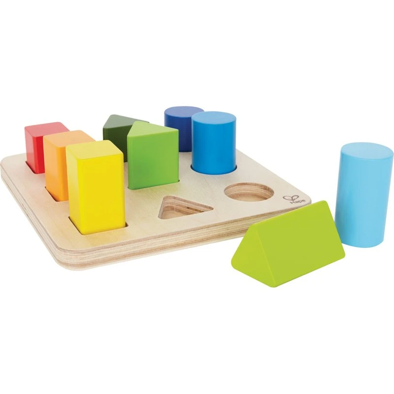 Hape Houten Sorteerplank Vormen - Kleur- en Vormsorteerder