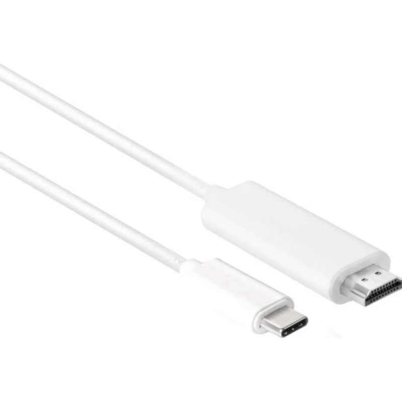 CLUB3D USB C naar HDMI 2.0 UHD Actieve Kabel - 1,8m - Wit